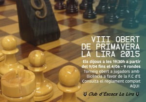 open primavera Escacs La Lira